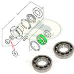 LAND ROVER FRONT FLANGE BEARING x2 DISCOVERY DEFENDER RANGE CLASSIC STC1130 ALLMAKES4X4