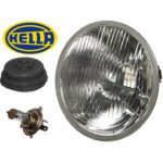 LAND ROVER FRONT HEAD LAMP LIGHT BEAM 7" RANGE 87-95 DEFENDER 90 STC1210 HELLA