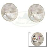 LAND ROVER FRONT HEAD LAMP LIGHT SEALED BEAM x2 RANGE CLASSIC DEFENDER STC1210 SYLVANIA