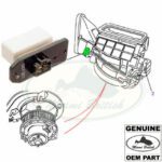 LAND ROVER HEATER BLOWER MOTOR RESISTOR DISCOVERY RANGE CLASSIC STC3133 OEM
