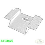 LAND ROVER LOAD SPACE CARGO COMPARTMENT RUBBER MAT DEFENDER 90 STC4629 USED