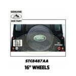 LAND ROVER VINYL WHEEL COVER 16'' DEFENDER DISCOVERY 1 & 2 STC8487AA OEM