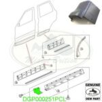 LAND ROVER SILL MOULDING RIGHT LR3 LR4 DGP500480PCL OEM