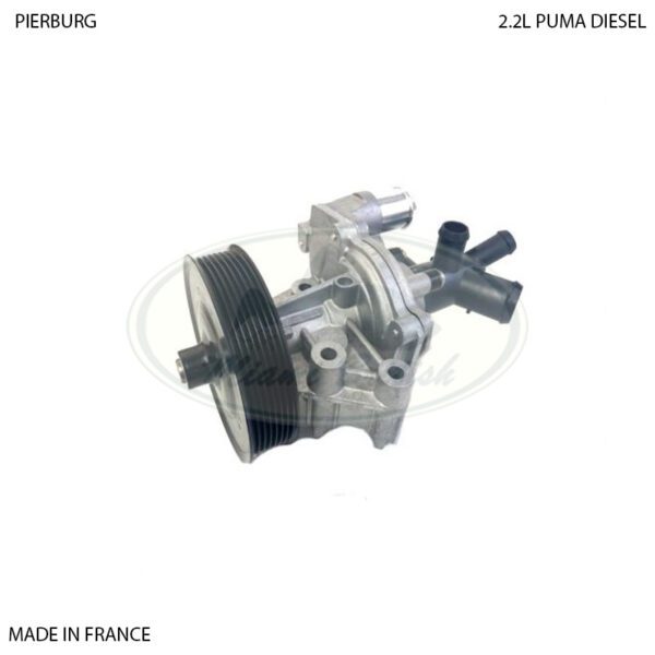 WATER PUMP FITS 2.2L PUMA DIESEL LAND ROVER DEFENDER - LR156697 PIERBURG OEM