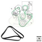 LAND ROVER ALTERNATOR BELT W/O ACE DISCOVERY 2 II 99-04 ERR6898 OEM