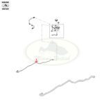JAGUAR ENGINE BREATHER HOSE E-PACE J9C20991 GENUINE