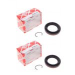 LAND ROVER DRIVESHAFT AXLE SEAL x2 LR3 LR4 RANGE SPORT RANGE LR158113 FEBI