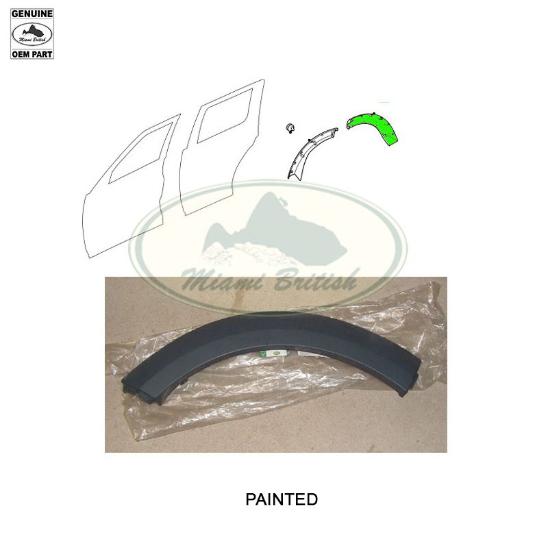 Rear Right Fender Flare Wheel Arch Moulding For Land Rover LR3 LR4 – Black ABS LR010629