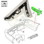 LAND ROVER REAR BUMPER MOUNTING BRACKET LH RANGE SPORT 06-09 DQN000071 OEM