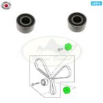 LAND ROVER TIMING BELT TENSIONER IDLER PULLEY SET x2 DIESEL V6 LR3 LR4 RANGE SPORT 1311306 NTN OEM
