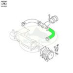 LAND ROVER IDLE CONTROL VALVE HOSE RANGE 99-02 P38 DISCOVERY 2 II ERR7269 USED