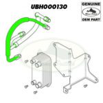 LAND ROVER A/T TRANSMISSION OIL COOLER HOSE LINE FREELANDER UBH000130 OEM
