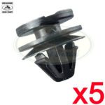 LAND ROVER MOULDING CLIP SET x5 LR3 LR4 RANGE SPORT DYC500110 OEM