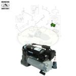 LAND ROVER AIR SUSPENSION COMPRESSOR RANGE RR SPORT VELAR DISCOVERY 5 LR095838 OEM