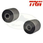 LAND ROVER FRONT LOWER SUSPENSION ARM BUSH SET x2 RANGE 03-12 RBX000070 TRW