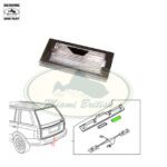LAND ROVER LICENSE PLATE LAMP LENSE RANGE 03-12 XFJ000020 OEM