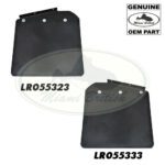 LAND ROVER FRONT MUDFLAP SET RIGHT LEFT DEFENDER LR055323 LR055333 GENUINE
