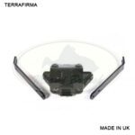LAND ROVER REAR CROSSMEMBER HUB CARRIER INSULATOR BUSH SET x3 RANGE 03-12 KHC000030 KHC000040 OEM