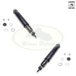 LAND ROVER REAR SHOCK ABSORBER SET x2 DEFENDER LR044347 OEM