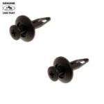 LAND ROVER SCRIVET SCREW PLASTIC PUSH RIVET SET x2 8x22mm AWR3994 GENUINE