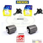 LAND ROVER UPPER SUSPENSION ARM FRONT BUSH + BALL JOINT SET x4 RANGE 03-12 MR0074 MOOG BILSTEIN