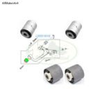 LAND ROVER REAR SUSPENSION UPPER ARM BUSH SET LR3 LR4 MR0076 AM