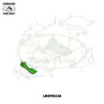 LAND ROVER REAR SUSPENSION ARM LEFT RANGE VELAR 18-20 LR128497 GENUINE