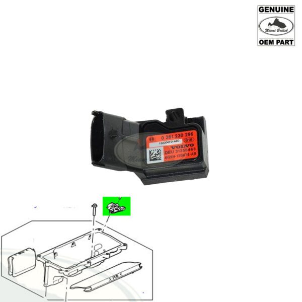 LAND ROVER INTAKE MANIFOLD TEMP SENSOR RANGE LR4 RR SPORT LR021587 AJ811668 GENUINE