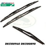 LAND ROVER FRONT & REAR WIPER BLADE SET DISCOVERY 2 II DKC100960 DKC100890 MR0137 AM LUCAS
