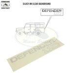 LAND ROVER REAR BADGE DECAL DEFENDER 110 REAR BTR1049 OEM