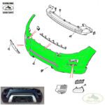LAND ROVER FRONT BUMPER RANGE EVOQUE LR072581 OEM