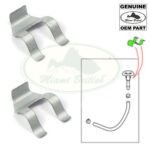 LAND ROVER HEADLAMP WASHER JET CLIP x2 RANGE LR2 LR3 LR4 DISCOVERY 2 RR SPORT DYC000190 GENUINE