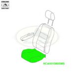 LAND ROVER FRONT SEAT CUSHION COVER ALPACA LR3 06-08 HCA501080SMS OEM