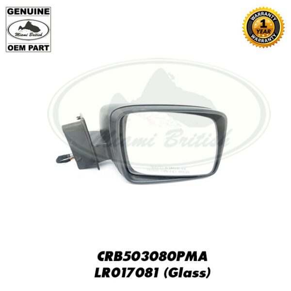 LAND ROVER EXTERIOR MIRROR W/ GLASS RH RANGE SPORT LR3 CRB503080PMA LR017081 GENUINE