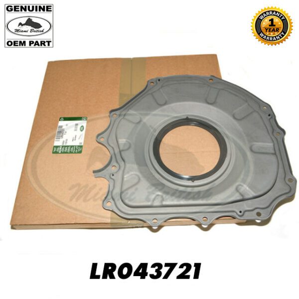 LAND ROVER REAR MAIN SEAL RETAINER RR VELAR SPORT LR4 RANGE DISCOVERY LR043721 OEM