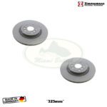 LAND ROVER REAR DISC BRAKE SET x2 DISCOVERY SPORT RANGE VELAR LR090699 ZIMMERMANN