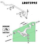 LAND ROVER SLIDING SUNROOF MOTOR LR3 LR4 EGQ500010 OEM