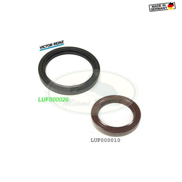 LAND ROVER CRANKSHAFT FRONT & REAR OIL SEAL RANGE M62 03-05 LUF000020 LUF000010 VR
