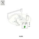 LAND ROVER FRONT FENDER WING LOWER MOULDING RIGHT RANGE DDC500440 USED