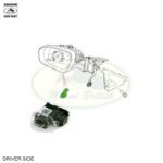 LAND ROVER REAR VIEW MIRROR LAMP LEFT RANGE 16-18 LR062160 OEM