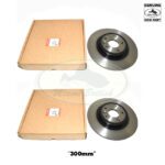 LAND ROVER REAR DISC BRAKE SET x2 DISCOVERY SPORT 17-21 LR061388 GENUINE