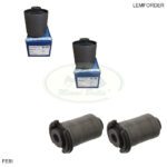 LAND ROVER REAR SUSPENSION LOWER ARM BUSH SET x4 LR3 LR4 RANGE SPORT MR0078 LR051611 LR054831 LEMF FEBI