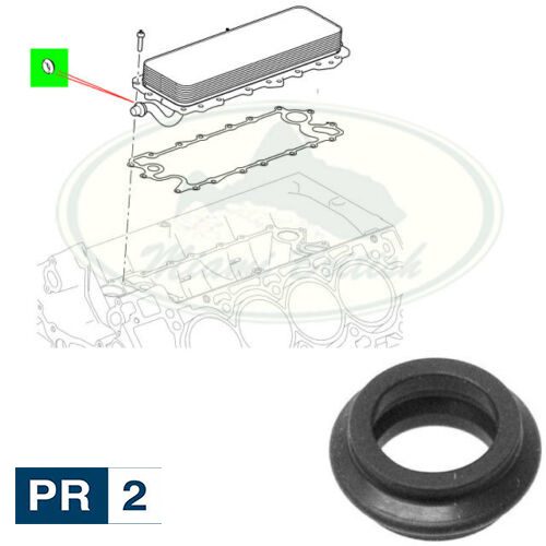LAND ROVER OIL COOLER OUTLET PIPE SEAL O-RING RANGE LR4 RR SPORT LR030593 PR2