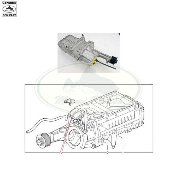 LAND ROVER TURBO SUPERCHARGER RANGE 5.0L 10-12 RANGE SPORT V8 10-13 LR048089 OEM