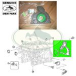 LAND ROVER CRANKSHAFT REAR RETAINER & SEAL DIESEL 3.0 V6 RANGE SPORT LR3 LR4 RANGE LR036542 GENUINE