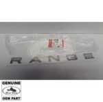 LAND ROVER REAR DOOR TAIL GATE DECAL BADGE ATLAS "RANGE" RR EVOQUE LR053348 OEM