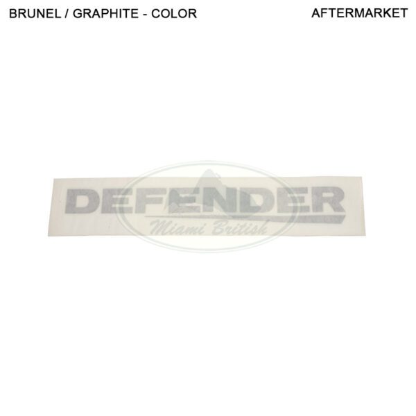 LAND ROVER TAIL GATE DECAL STICKER BRUNELL/GRAPHITE DEFENDER 87-15 DAH500320 AFT