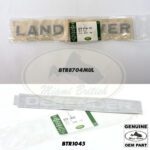 LAND ROVER FRONT DECAL NAME PLATE SET DEFENDER BTR8704MUL BTR1045 OEM