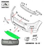 LAND ROVER FRONT BUMPER TOW HOOK COVER RANGE EVOQUE LR048510 OEM