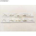 LAND ROVER DECAL HOOD "LAND"+"ROVER" RANGE SPORT RANGE SILVER ROV0217 AFT